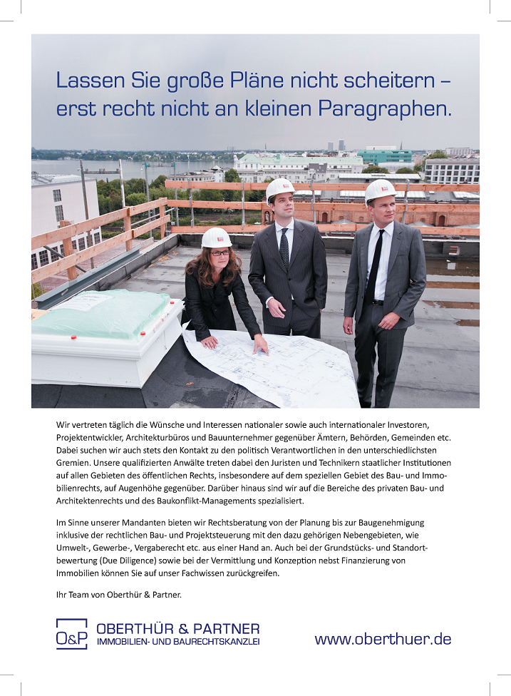 Print Anzeige/ Oberthür Kanzlei für Immobilienrecht