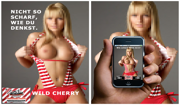 Printanzeige / Mobile App / Online Display / Fisherman’s Friend Wild Cherry